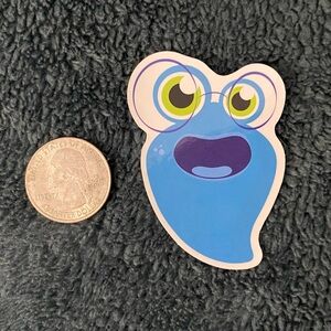 10/$10 Stickers - Blue Cartoon “My Friend From Another Planet” Book Character